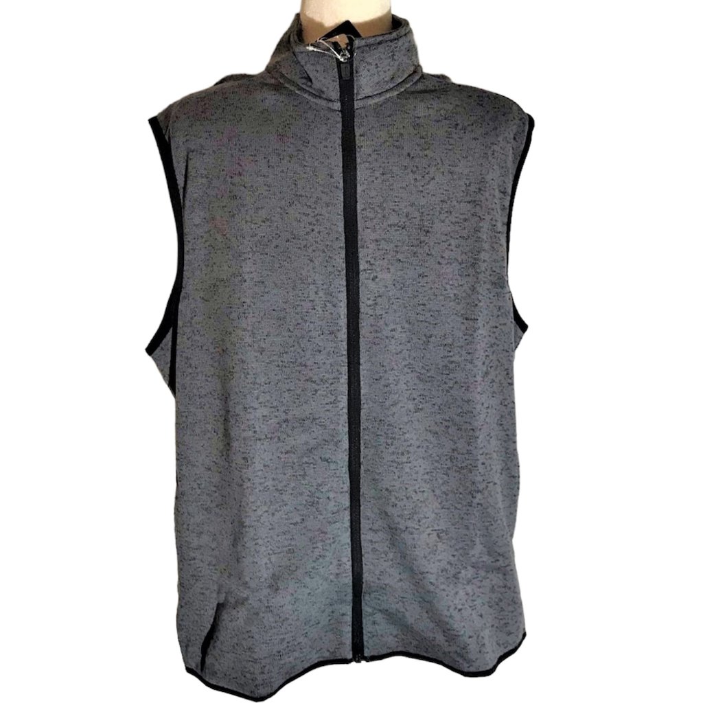 Pga Tour Gray Vest New With Tickets Size Large